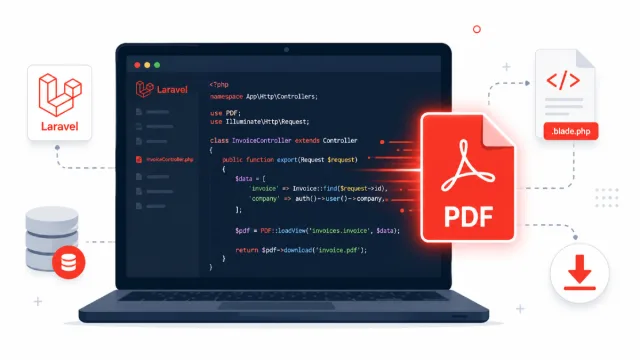 How to Export a PDF File from Laravel Application Data (Complete Guide)